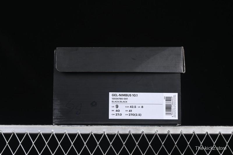 Asics Gel-Nimbus 10.1 Retro Breathable Casual Shoes with Cushioning for Men - 1203A780-001