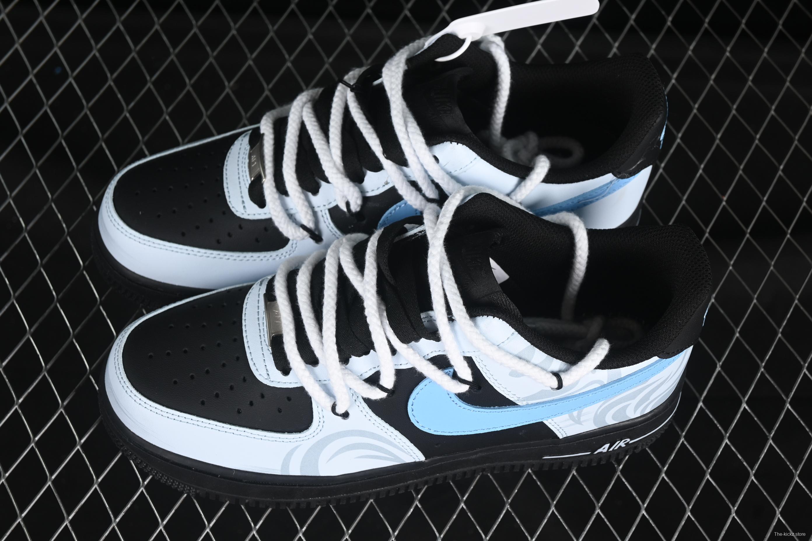 Nike Air Force 1 '07 Low Snake Print Casual Sneakers with Custom Leather - ZH0316-065