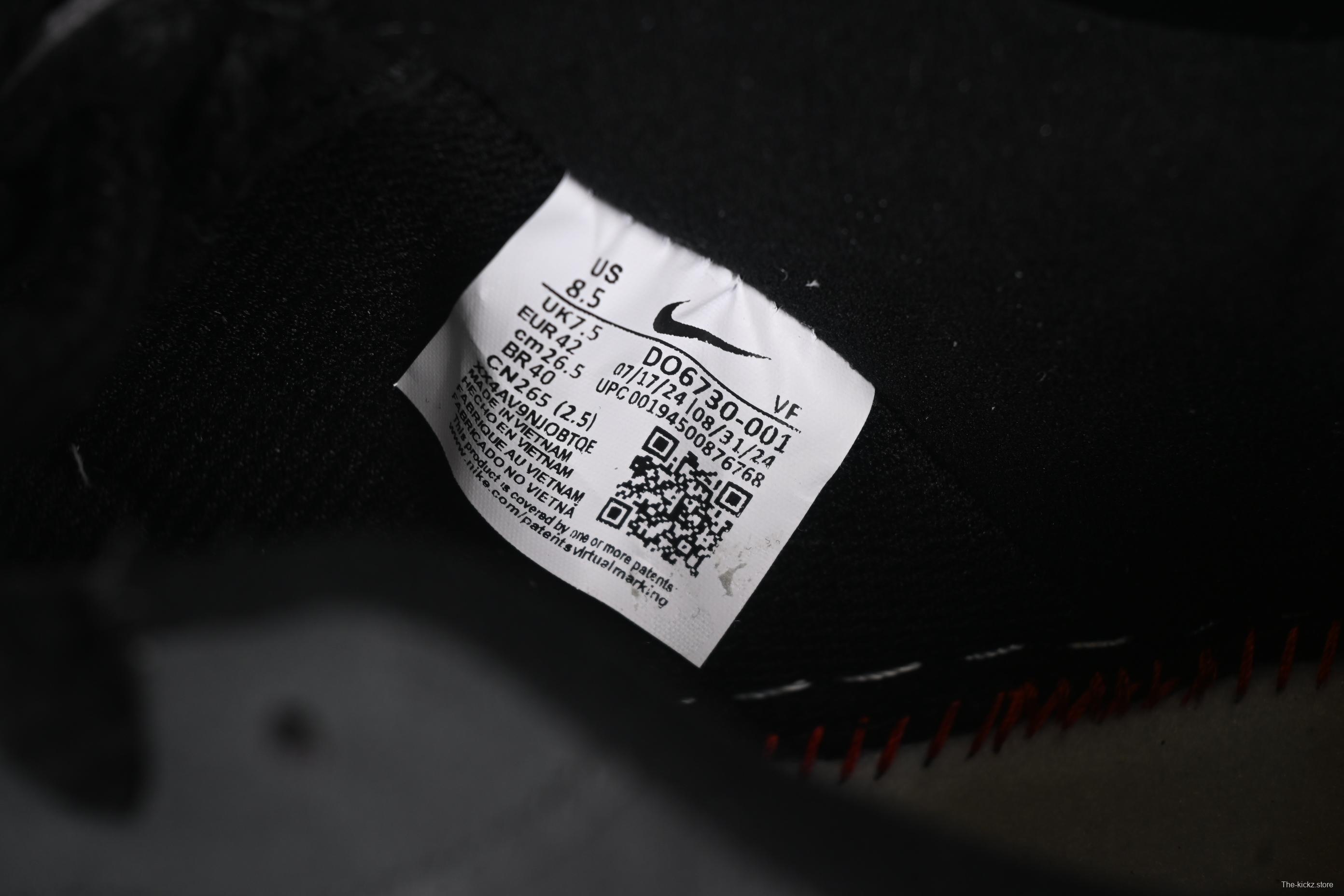 Nike Air Force 1'07 Low "Black Pink" Limited Edition Sneakers with Heart Design - DO6730-010