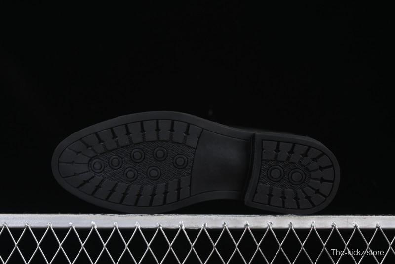 ECCO London Collection Slip-On Business Men's Leather Shoes with Wide Toe Box and Cushioned Sole - 61160801001