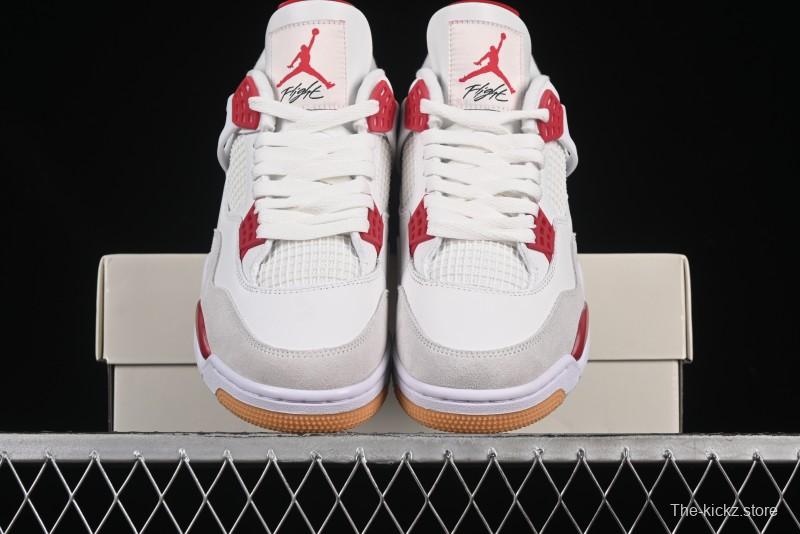 Nike SB x Air Jordan 4 OG "Varsity Red" Retro Basketball Shoes - DR5415-106
