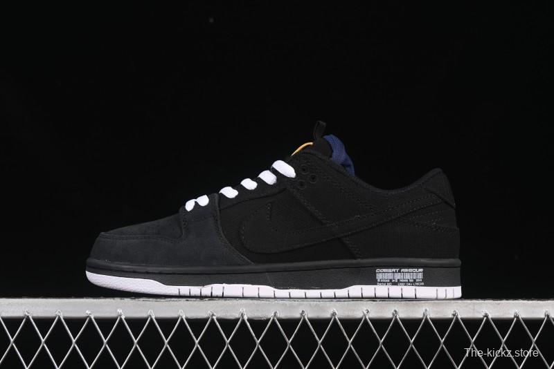 Nike SB Dunk Low Pro ISO Black Gum Rubber SB Low-Top Skateboarding Shoes - CD2563-006