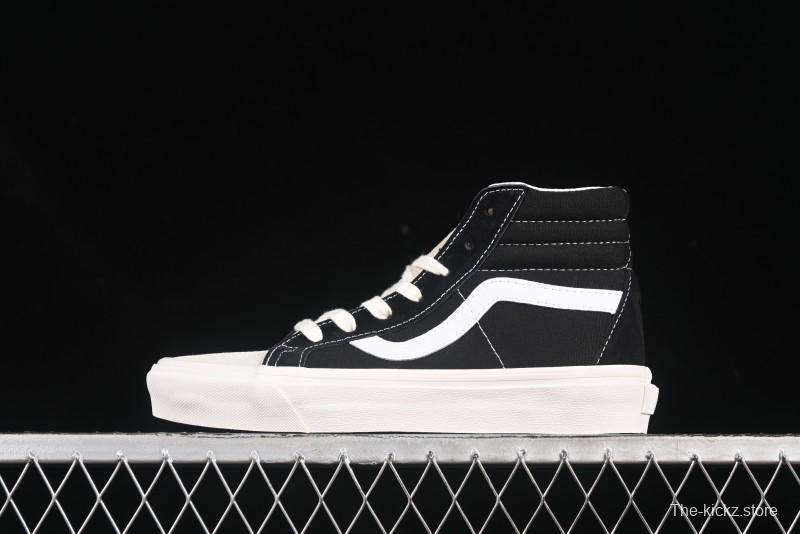 Fear of God x Vans Sk8-Hi High-Top Sneakers in Minimalist Black/White - VN0A2XS1ML5