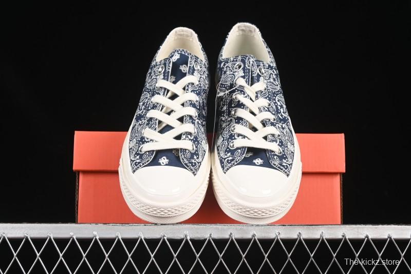 Converse Chuck 1970s Low Top Casual Sneakers with Paisley Pattern - A15751C