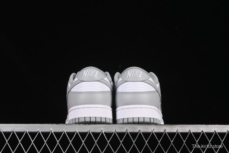 Nike SB Dunk Low White Grey Low-Top Casual Skate Shoes - HF5441-105