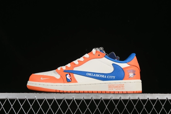 Nike Travis Scott x Fragment Design x Air Jordan 1 Low OG SP AJ1 Collaboration Casual Sneakers - SC9207-032