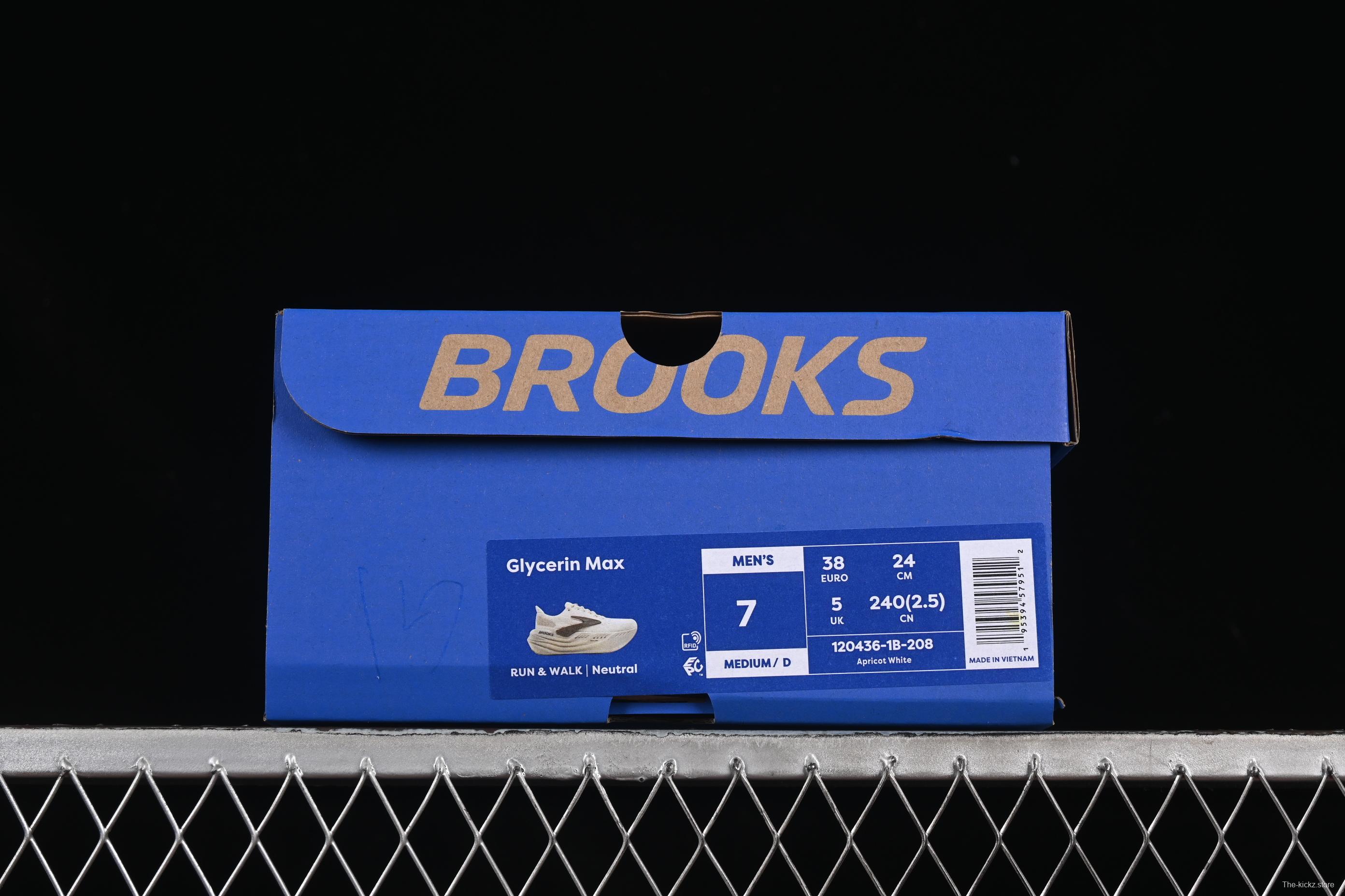 Brooks Glycerin Max Cushioned Marathon Running Shoes with Nitrogen Technology - 1204361B208