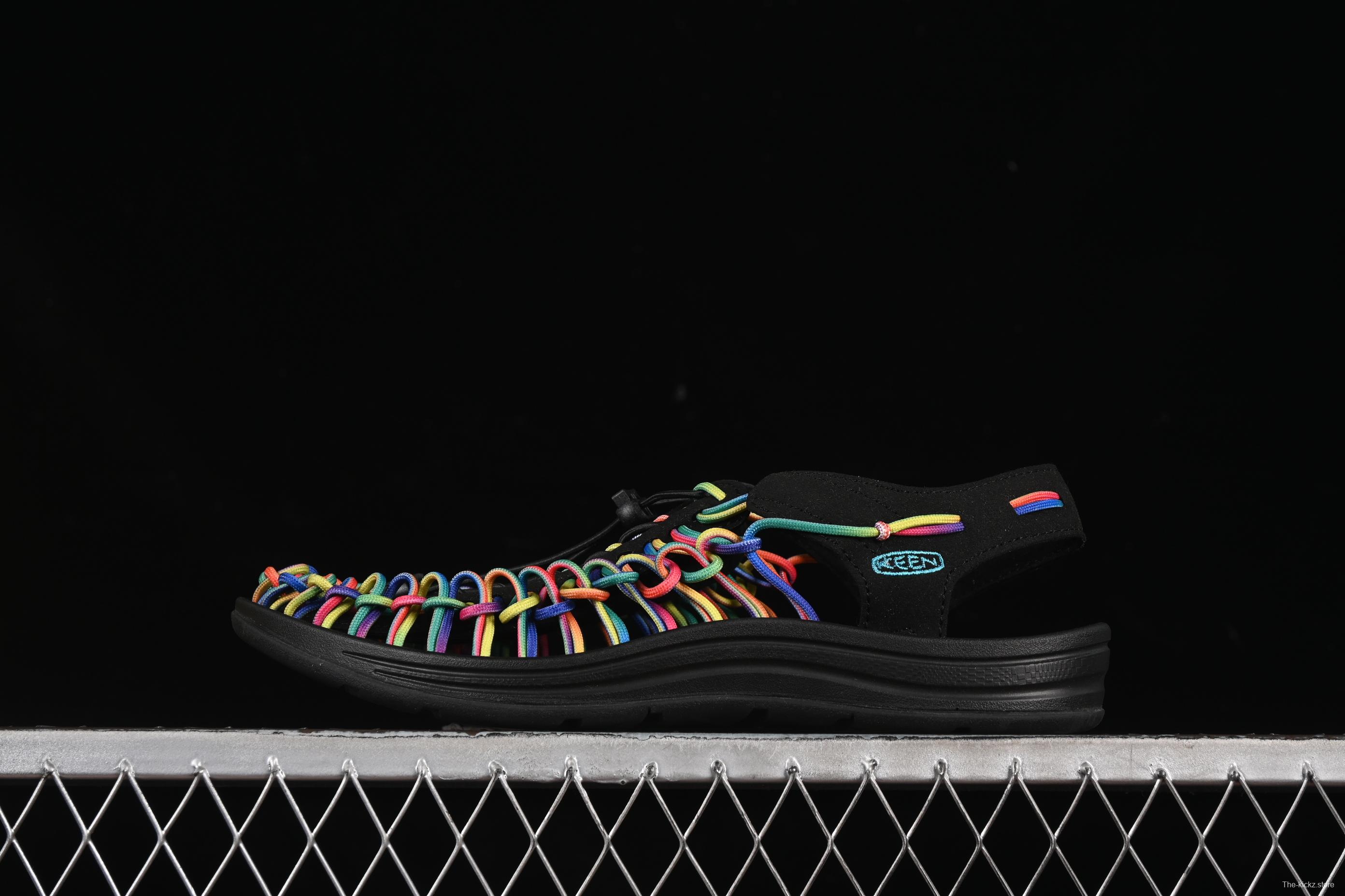 Keen Uneek Flat-M Woven Elastic Strap Outdoor Water Sports Sandals - 1025171