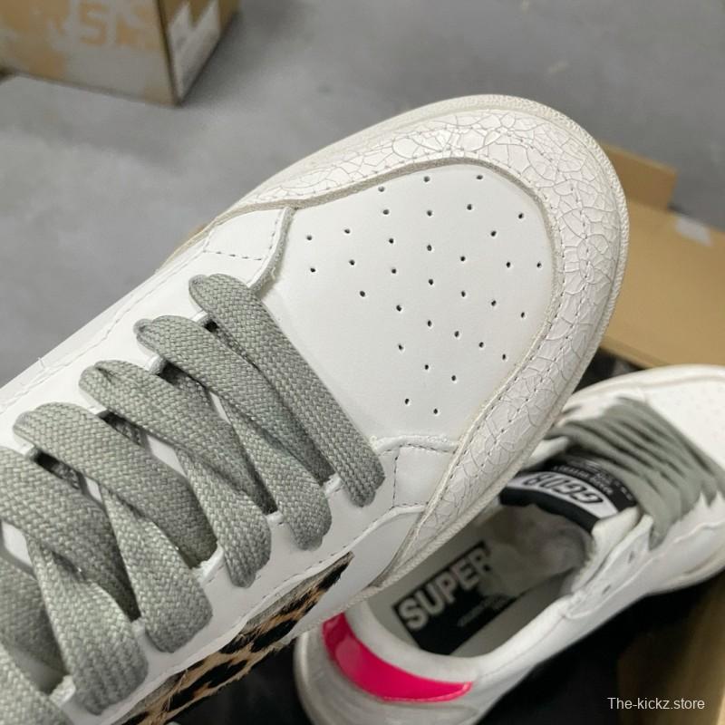2024 Unisex GGDB White Leopard Leather Sneakers MJ00260