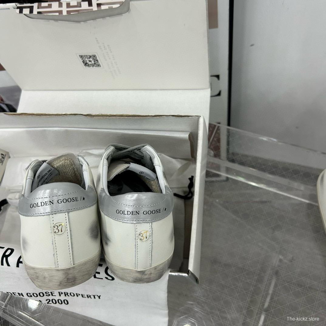 2025 Women GGDB White Black Leather Suede Sneakers