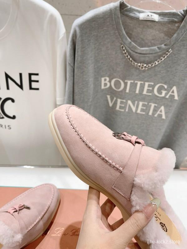 2024 Slippers LP Pink Suede Slippers