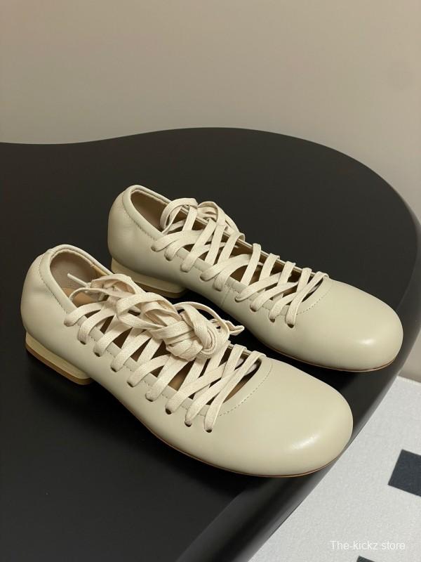 Lemaire 2025 SS Early Spring Collection Tie-Detail Ballet Flats Derby Shoes Flat and Heel Styles - KFY00310