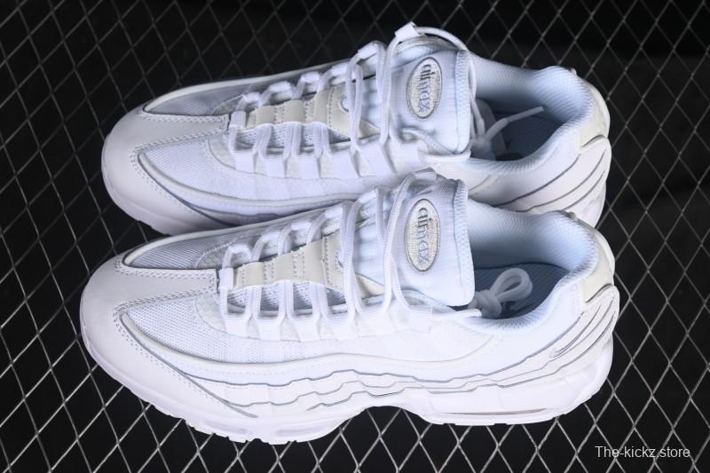 Nike Air Max 95 Retro Cushioned Running Shoes with Air Sole - CT1268-100