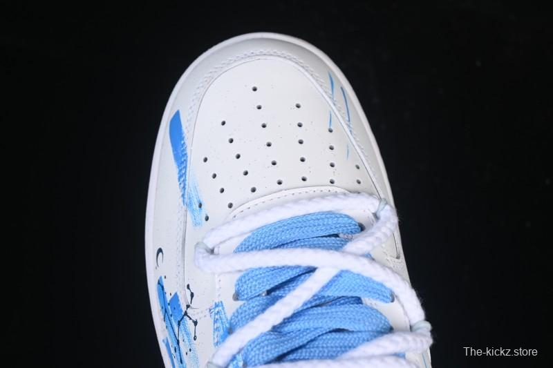 Nike Air Force 1 '07 Low Sagittarius Hand-Painted Doodle Zodiac Series Low-Top Casual Sneakers - 11231221