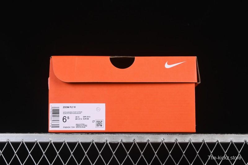 Nike Zoom Fly 6 Ultra-Bounce Lightweight Running Shoes - FN8454-104