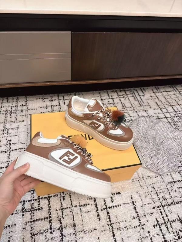 Fendi Match Series Platform Sneakers - KFY00320