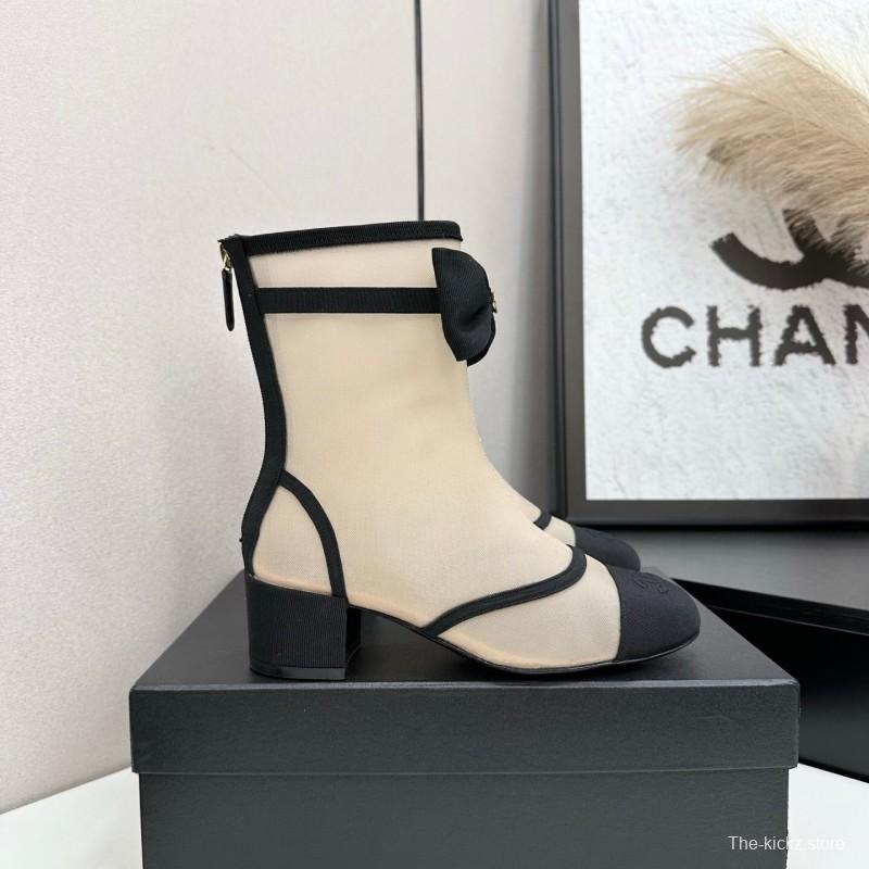 Chanel Classic Bow Ankle Boots - LY00