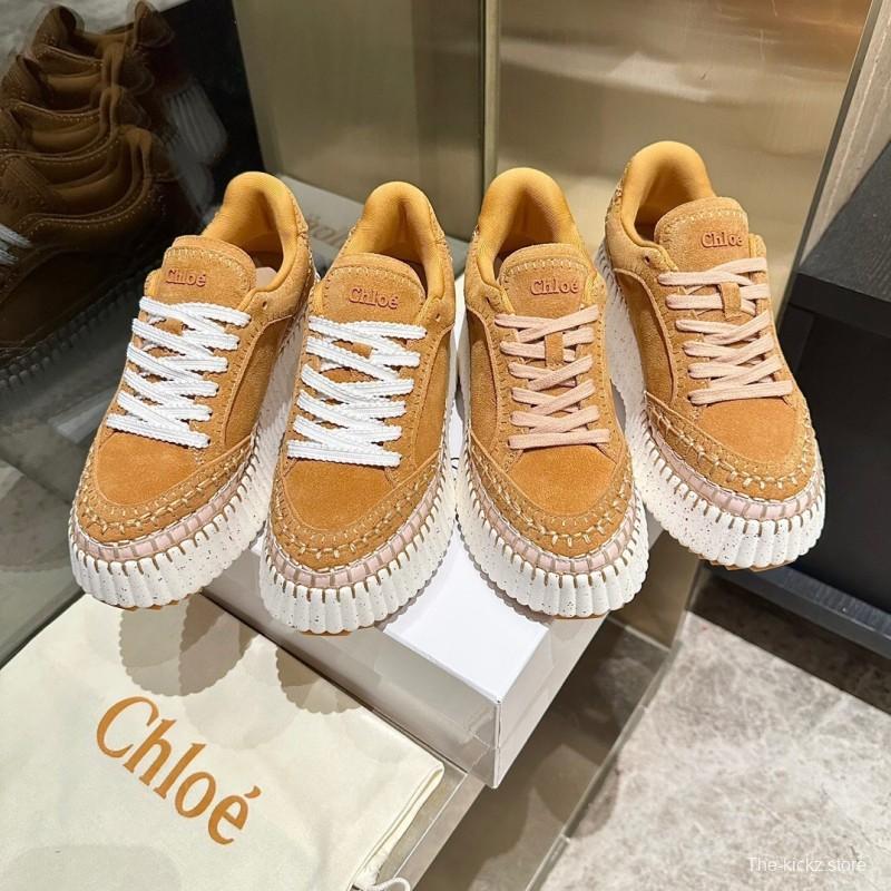 Chloe 2025/SS Hand-Stitched Casual Shoes - LY00350