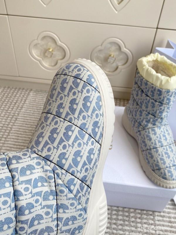 Dior Frost Ankle Boots Wool Platform Snow Boots - KFY00300