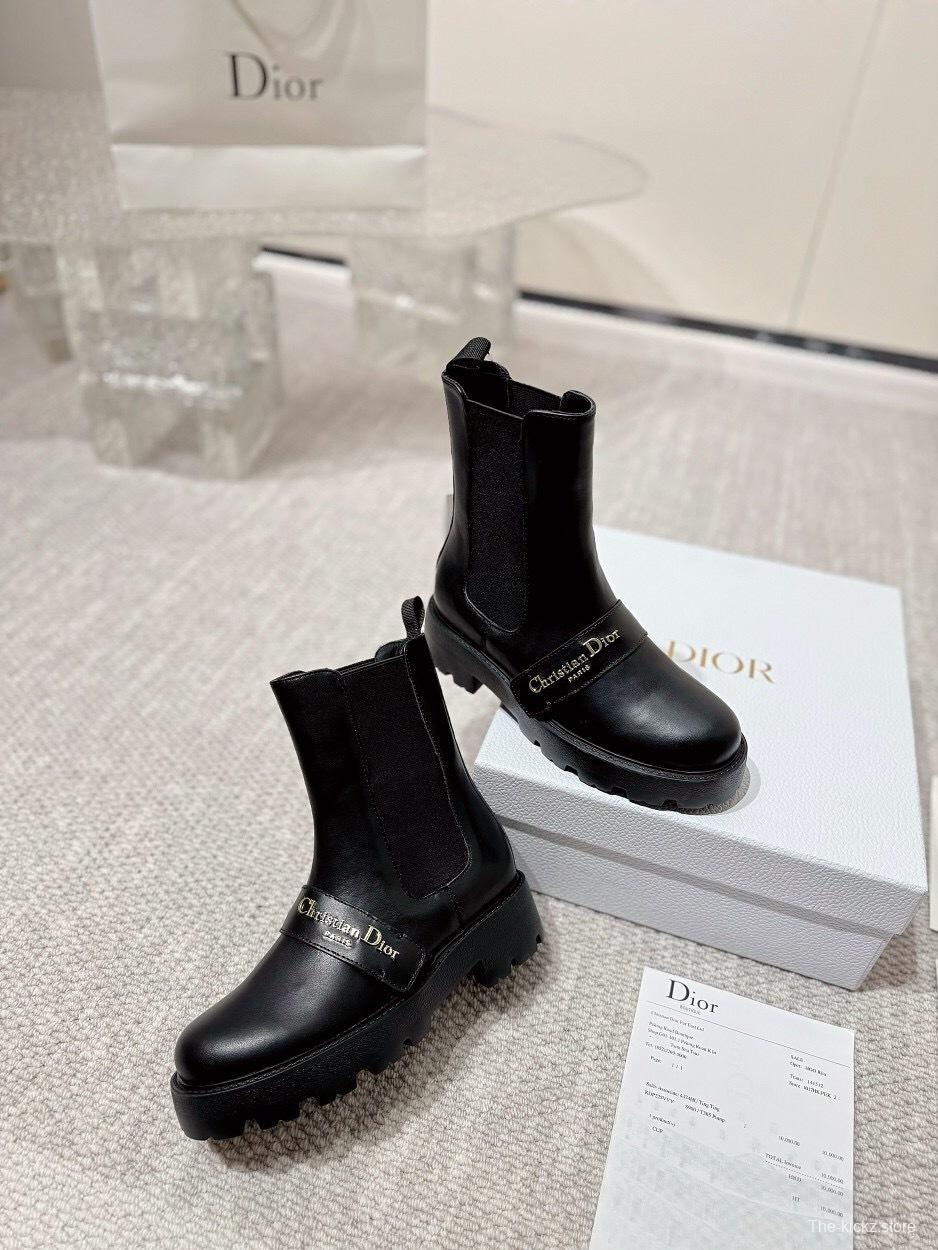 DIOR CHRONO Slip-On Motorcycle Boots - LY00340