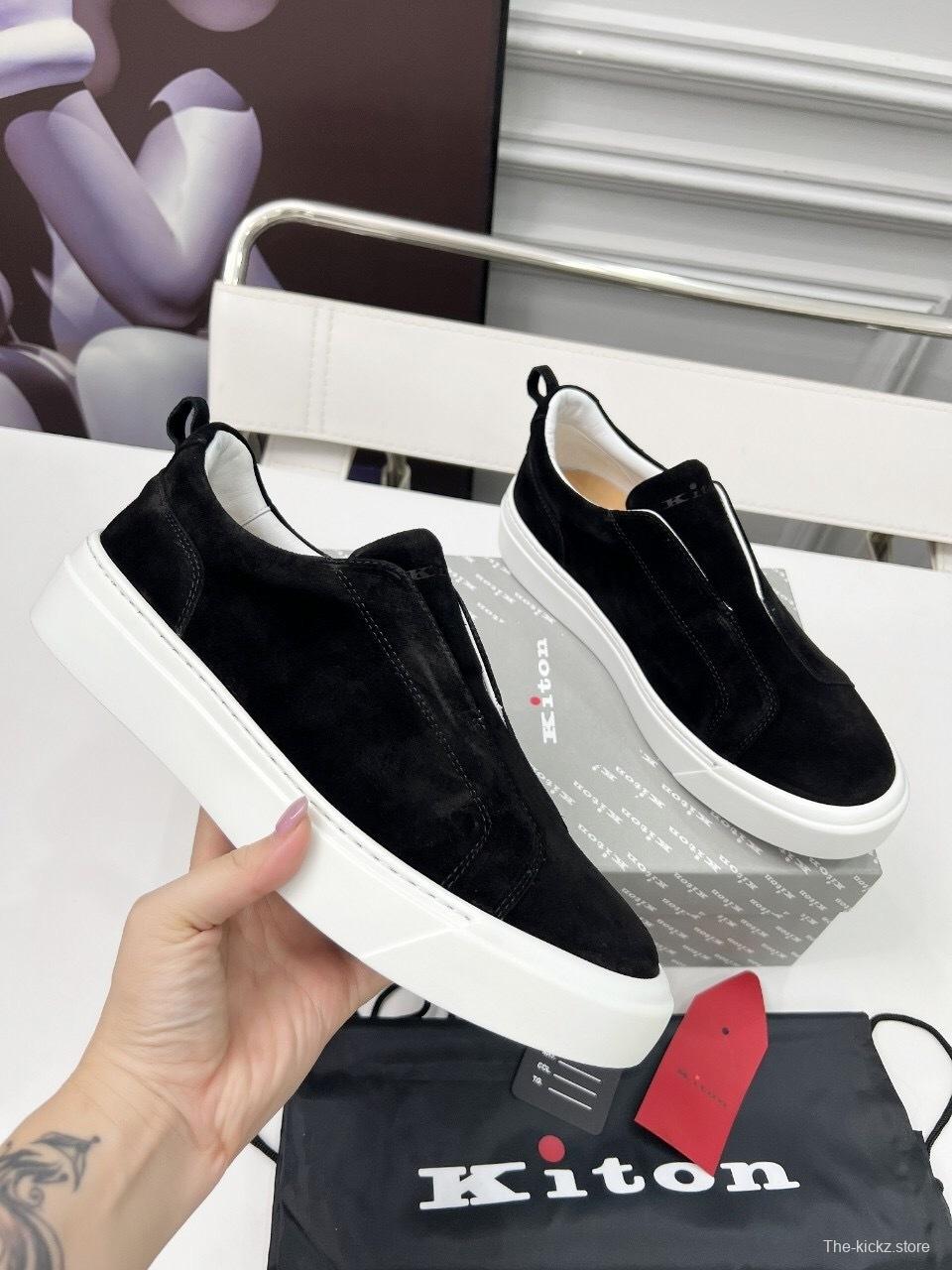 Kiton 2025/SS Slip-On Casual Men's Shoes - KFY00320