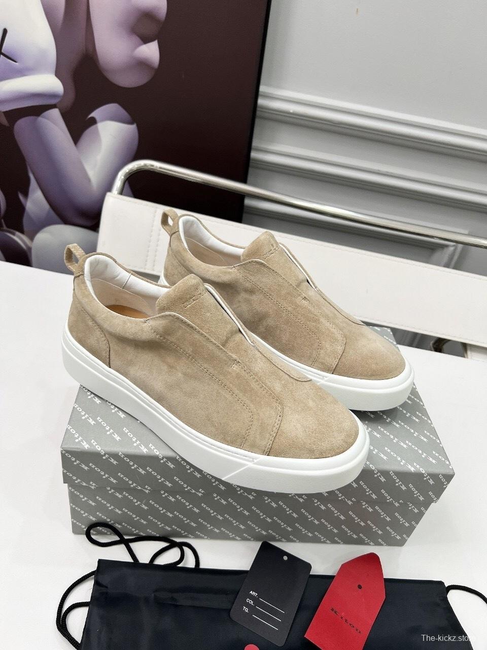 Kiton 2025/SS Slip-On Casual Men's Shoes - KFY00320