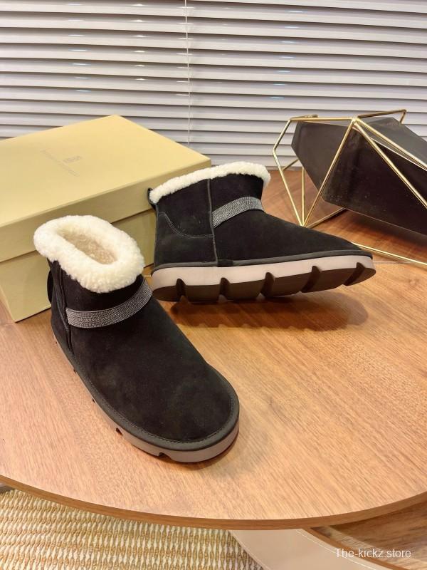Brunello Cucinelli Winter New Snow Boots Sheepskin Buns Boots - AS00350
