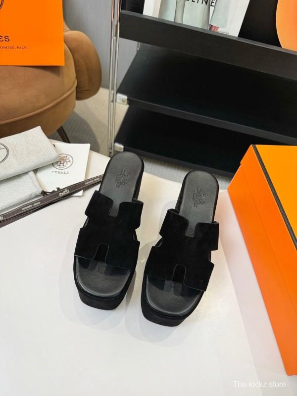 Adidas 2025 SS H-Love Classic Waterproof Platform H-Wedge Thick Sole Sandals - LY00