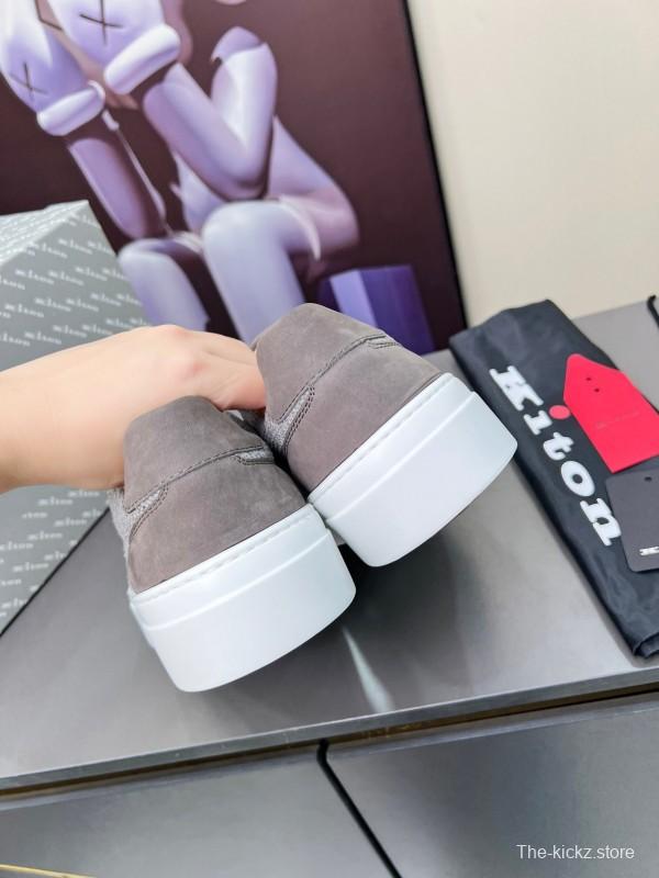 Kiton Tie-Down Old Money Style Casual Men's Shoes - KFY00320