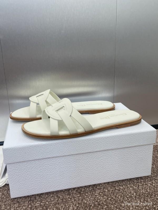 Dior D-Club Jelly Color Hollow Layered Cross Strap Women's Sandals - KFY00280