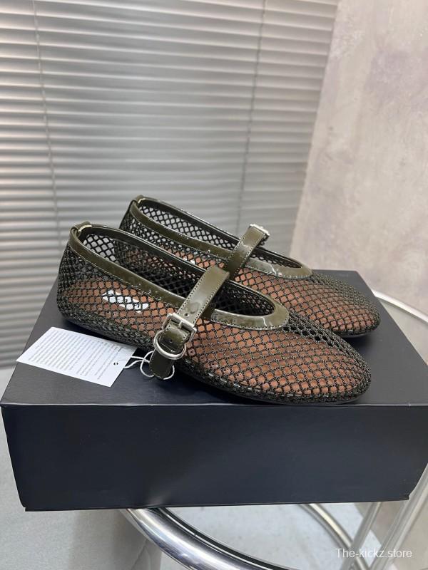 ALAIA 2025/SS New Color Mesh Flat Sandals Slippers - KFY00270