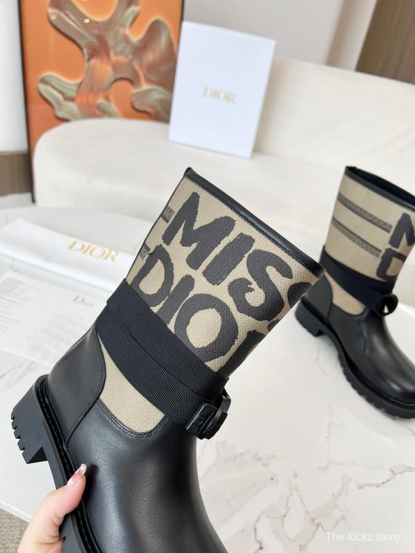 Dior 2025/SS Autumn Winter Boots Retro Work Boots Slip-On - LY00320