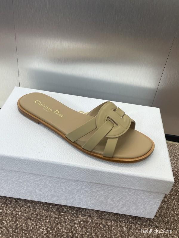 Dior D-Club Jelly Color Hollow Layered Cross Strap Women's Sandals - KFY00280