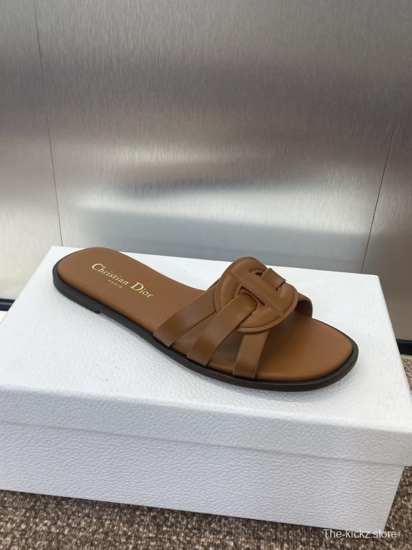 Dior D-Club Jelly Color Hollow Layered Cross Strap Women Sandals - KFY00280